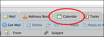 Calendar Tab